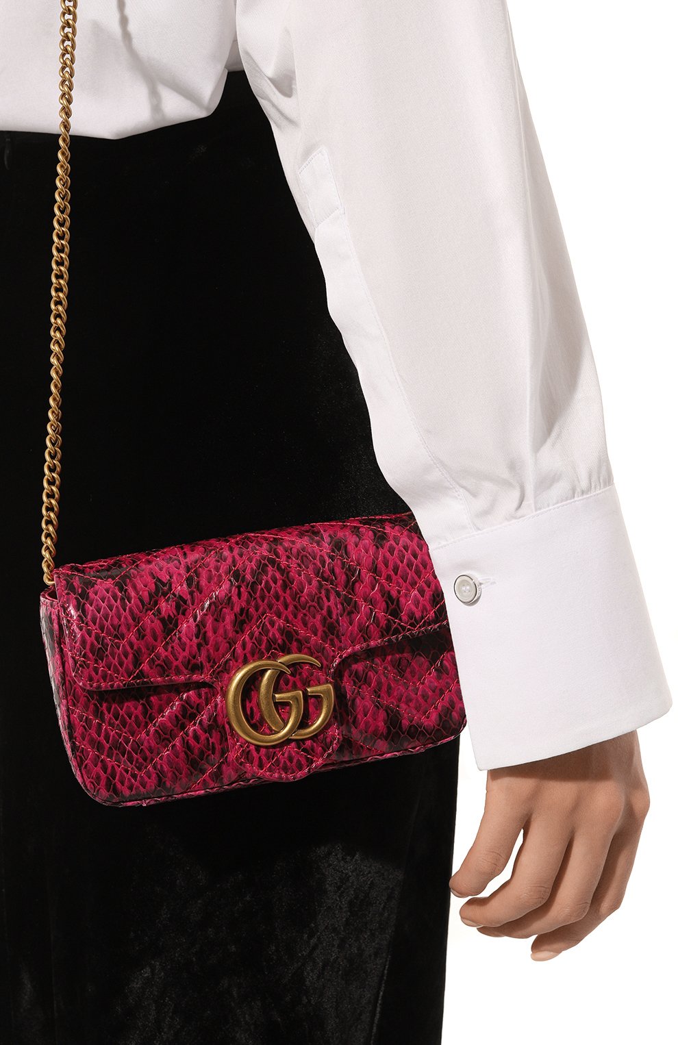 Сумка gg marmont super mini GUCCI, арт. 476433 LV7BE, фото 2