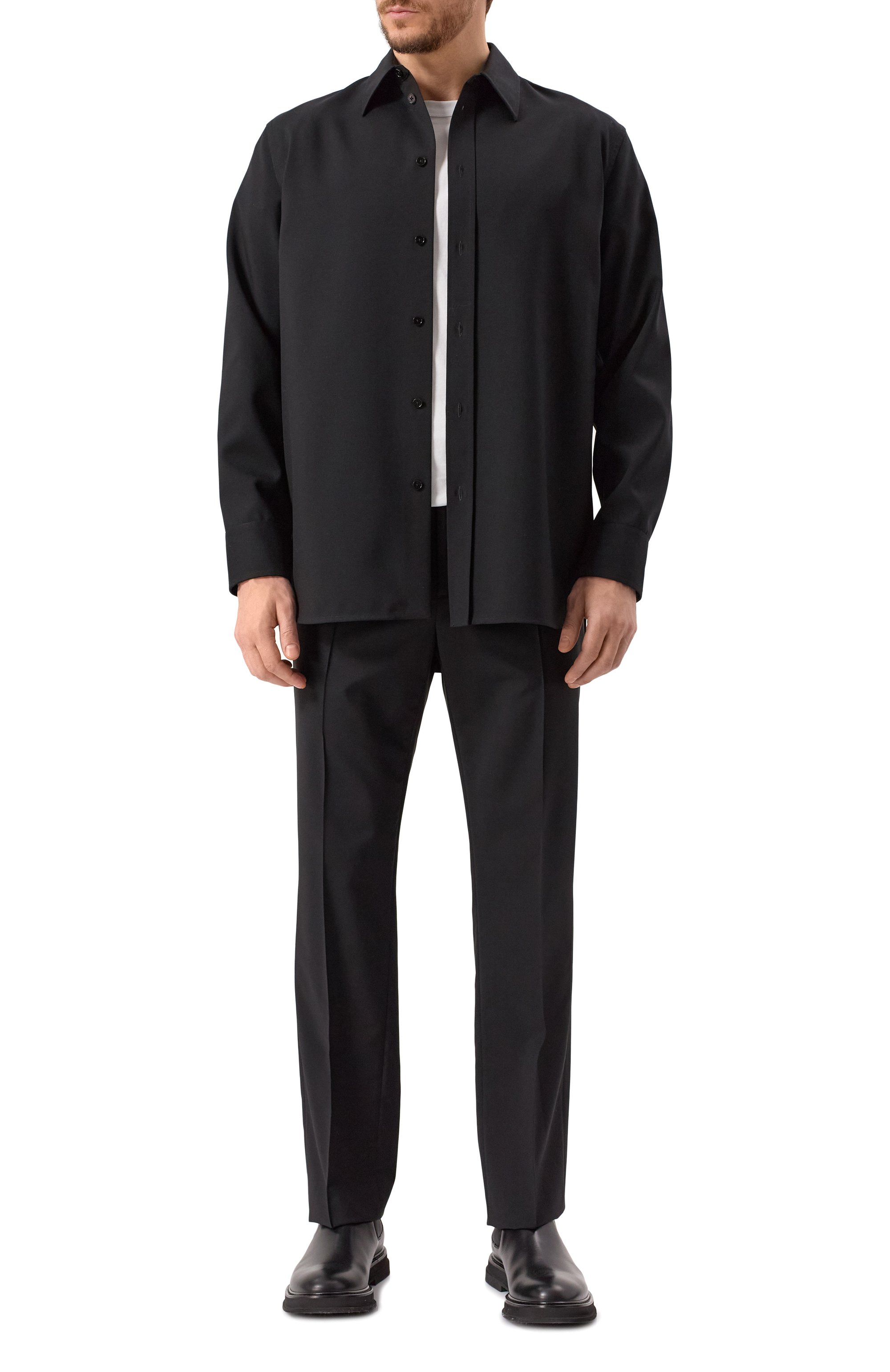 Шерстяная рубашка JIL SANDER, арт. J23DL0001/J40159, фото 2