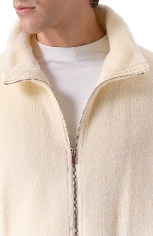 Шерстяной кардиган Attachment AB52-028 Кремовый  AB52-028 Фото 5