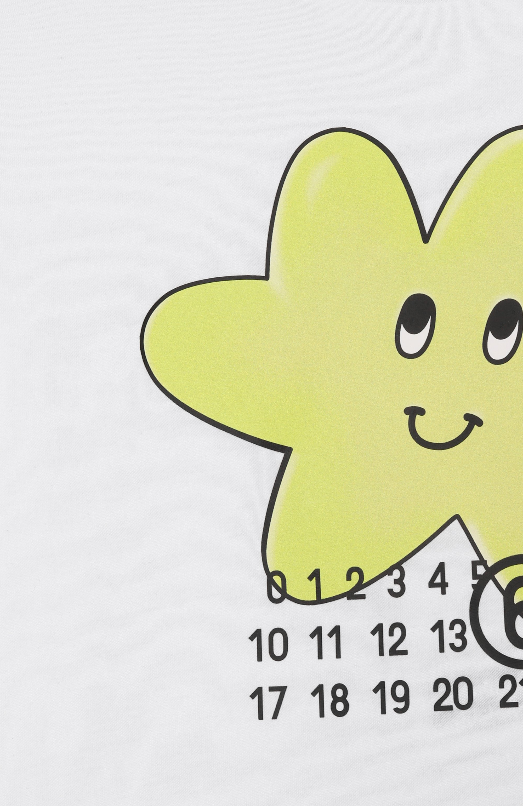 Хлопковая футболка MM6, арт. M60805/MM04I, фото 3