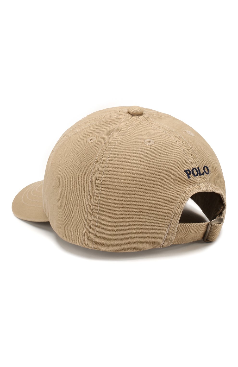 Хлопковая бейсболка POLO RALPH LAUREN бежевого цвета по цене 4660 руб., арт. 322785654, фото 2 Хлопковая бейсболка POLO RALPH LAUREN, арт. 322785654, фото 2