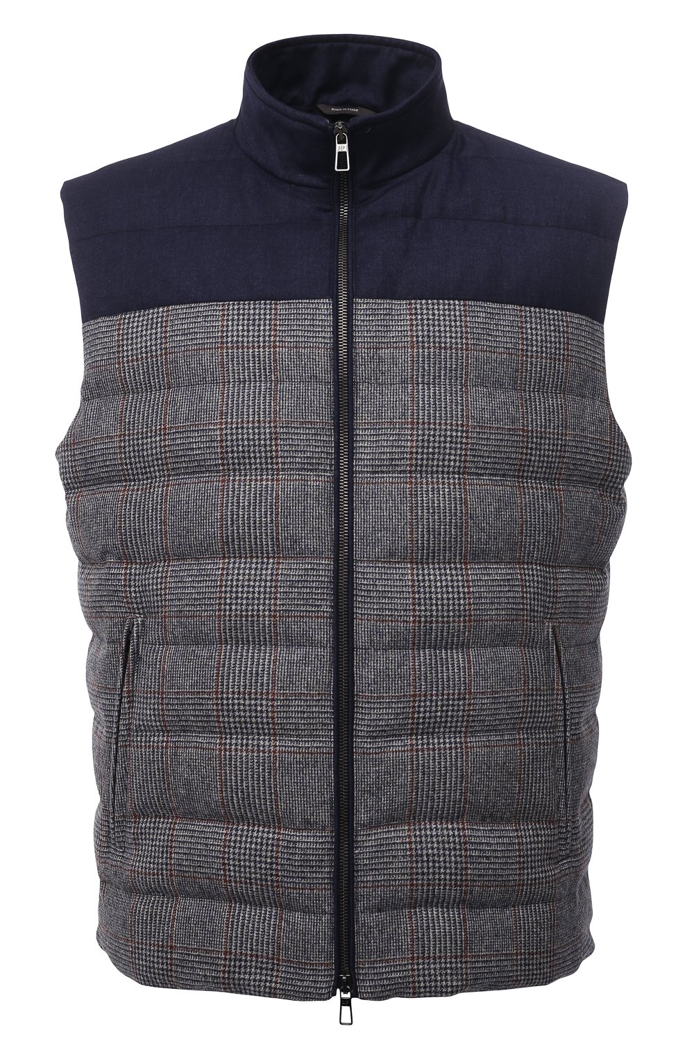 Пуховый жилет из шерсти и шелка LORO PIANA, арт. FAL8134, фото 1