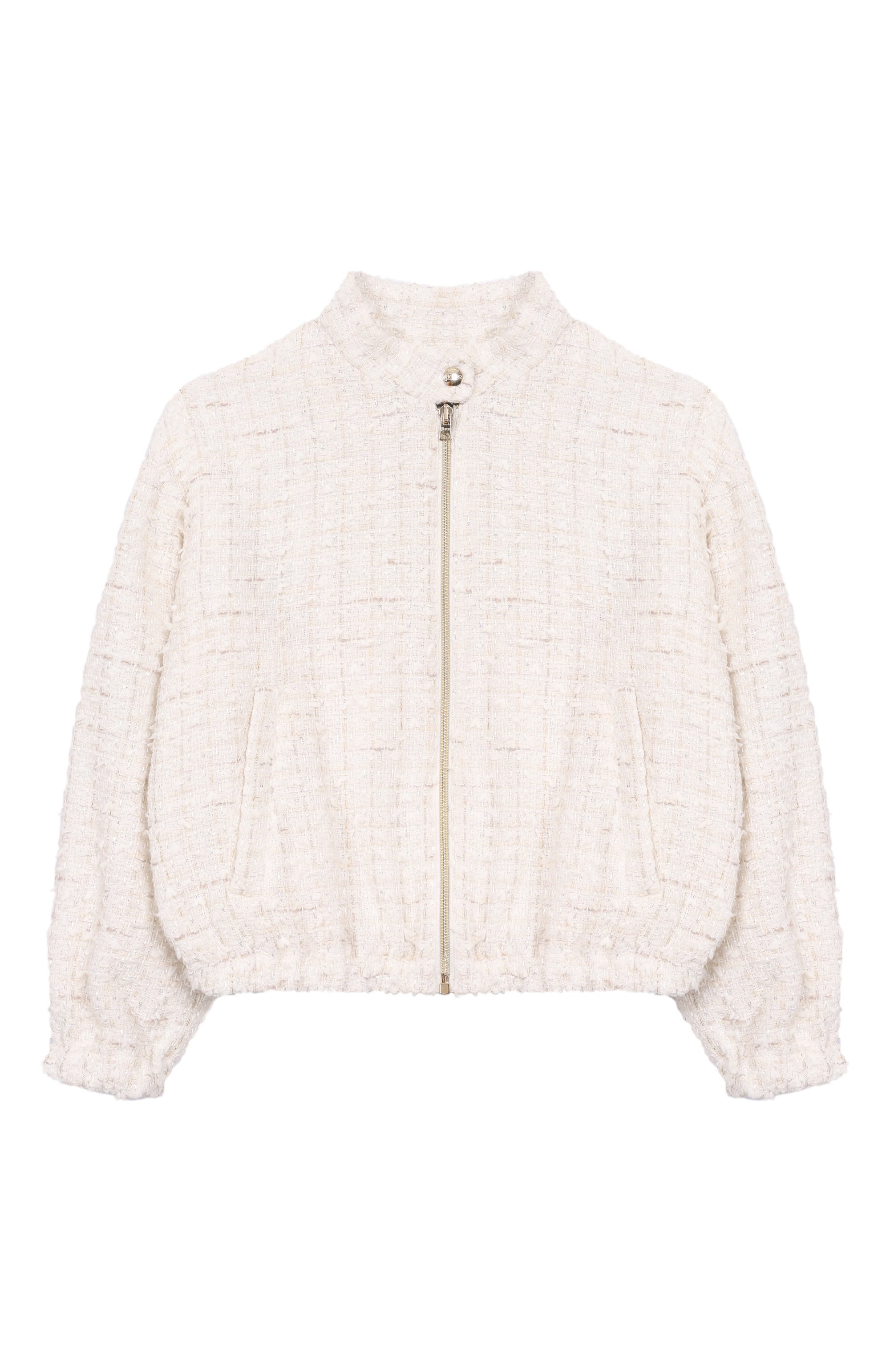 Твидовый жакет HERNO кремового цвета по цене 43600 руб., арт. GI000092G/13174, фото 1 Твидовый жакет HERNO, арт. GI000092G/13174, фото 1