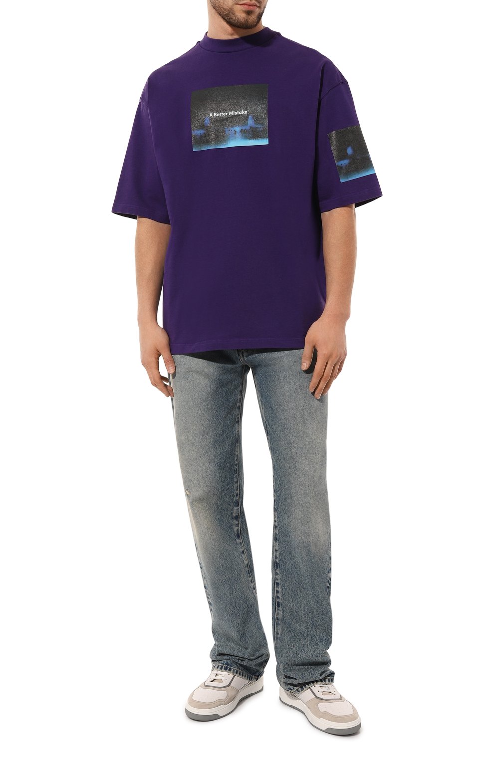 Хлопковая футболка A BETTER MISTAKE, арт. 06D14TS223M JS030PD, фото 2