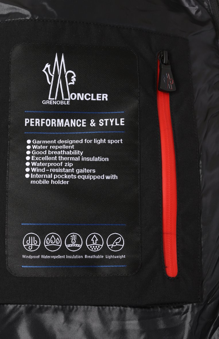 Мужская пуховик toss MONCLER GRENOBLE черного цвета, арт. 1A000-15-539X6 | Фото 7 (Материал внешний: Синтетический материал; Рукава: Длинные; Длина (верхняя одежда): Короткие; Материал подклада: Синтетический материал; Кросс-КТ: Пуховик, другое; Стили: Кэжуэл)