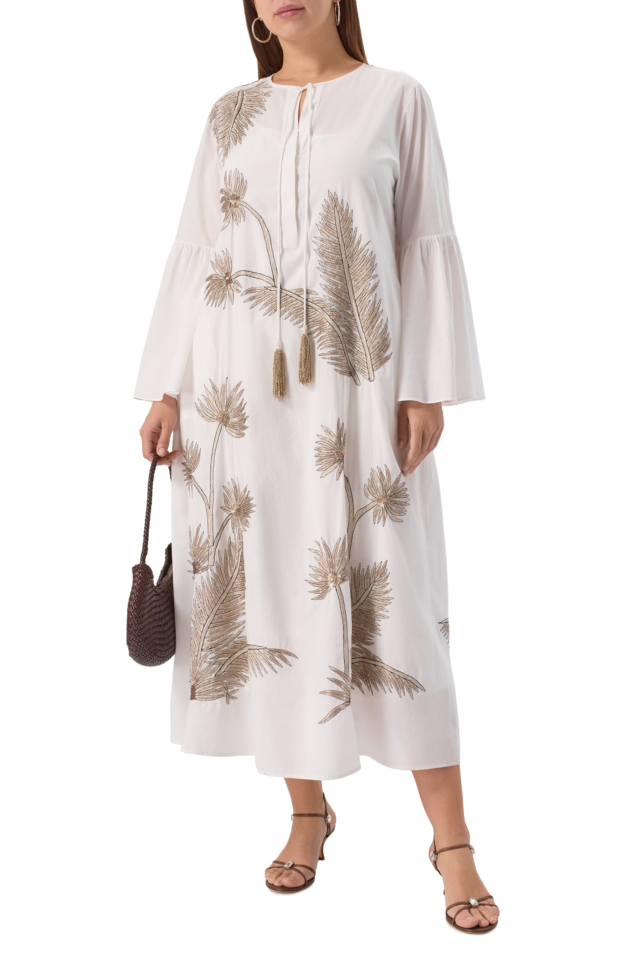 Хлопковое платье MARINA RINALDI, арт. Y0RK, фото 2