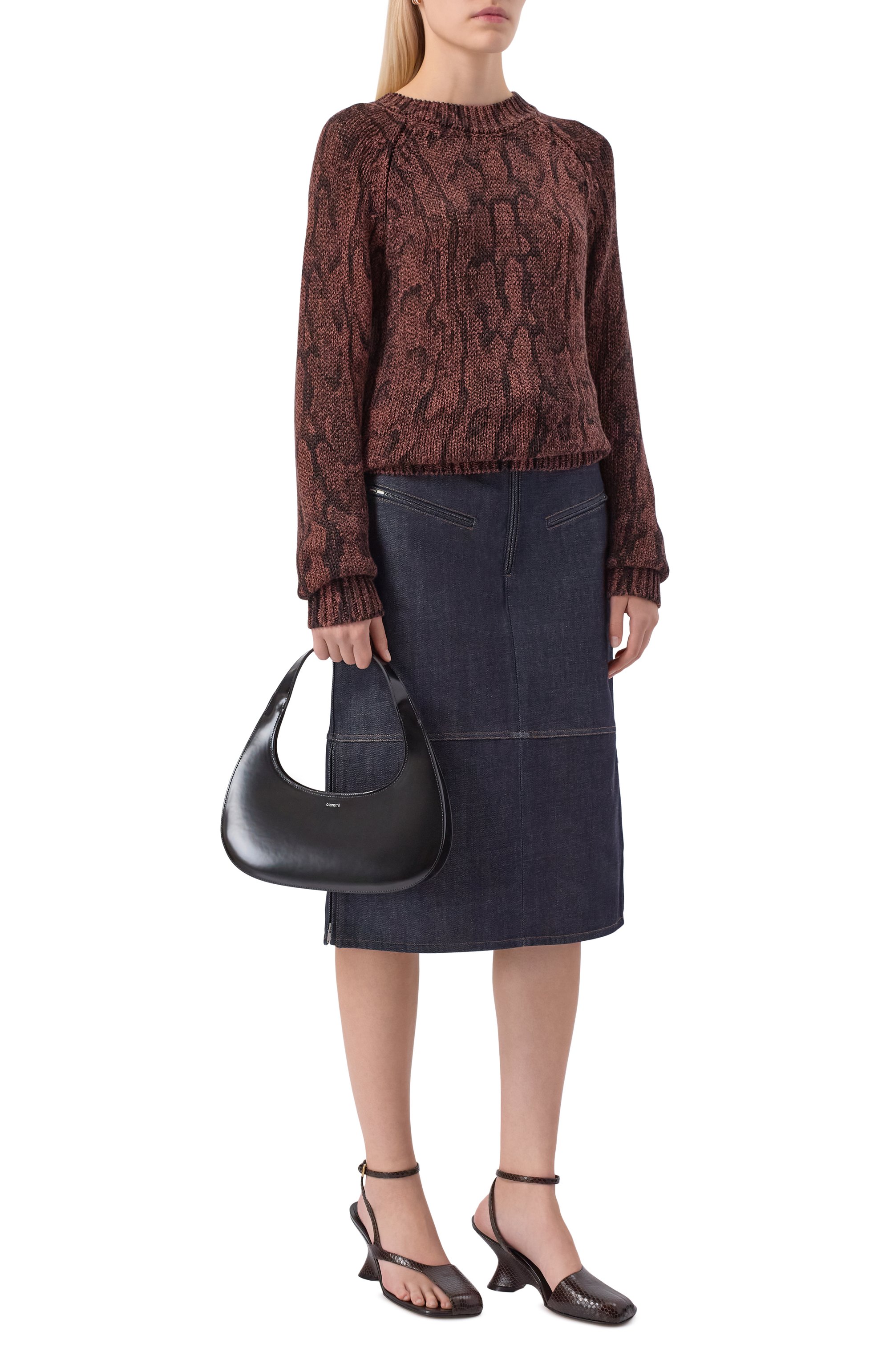 Сумка slim swipe COPERNI черного цвета по цене 92650 руб., арт. C0PBA116F6045, фото 7 Сумка slim swipe COPERNI, арт. C0PBA116F6045, фото 7