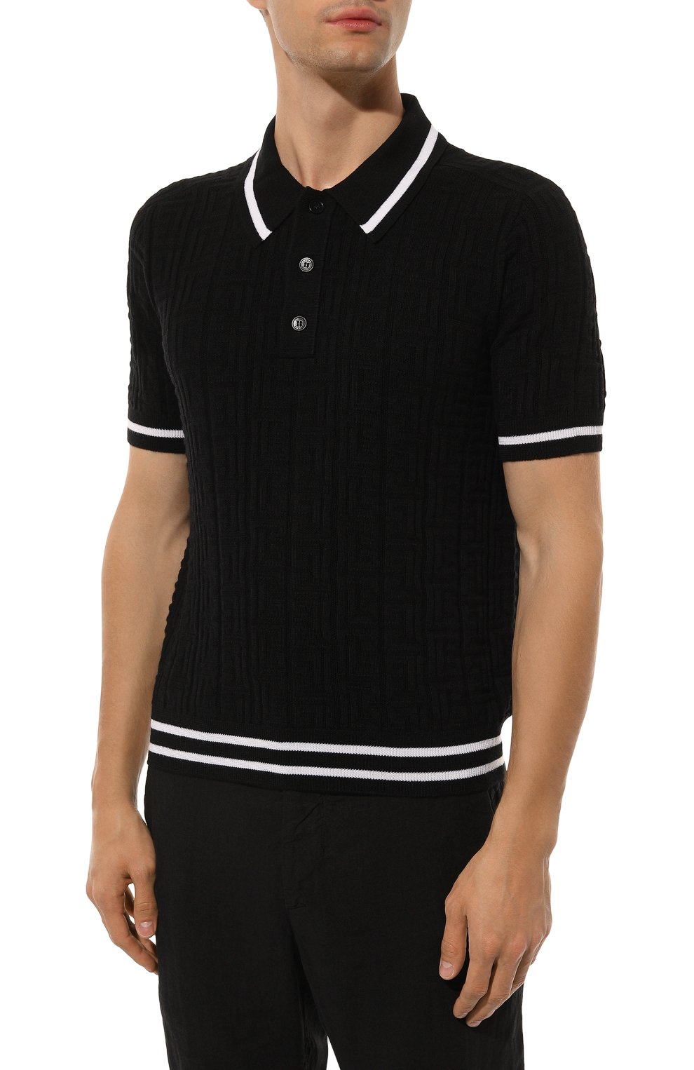 Шерстяное поло BALMAIN, арт. DH1GB066/KH02, фото 3