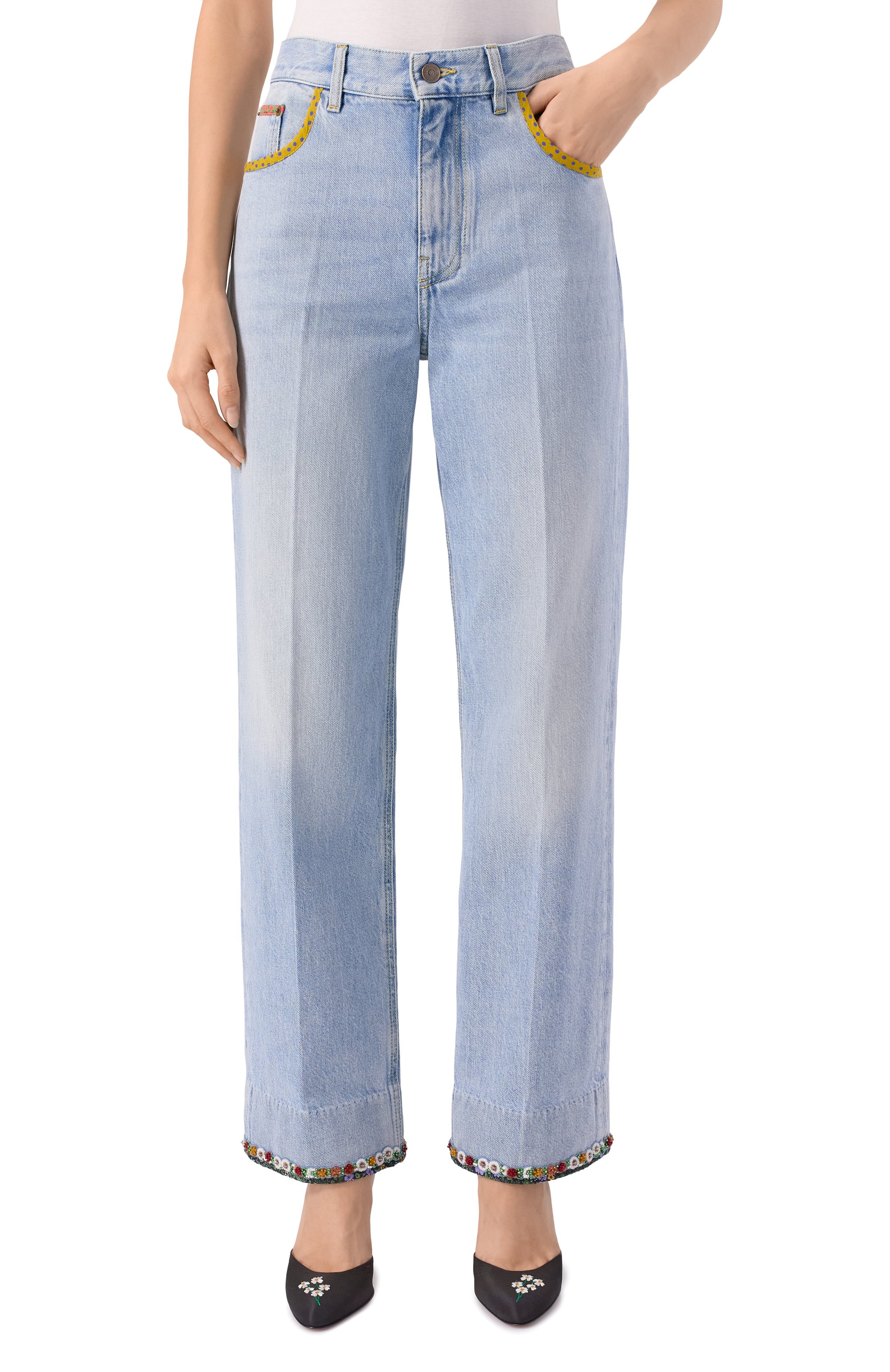 Джинсы VALENTINO, арт. 7B3DD20A/94W, фото 3