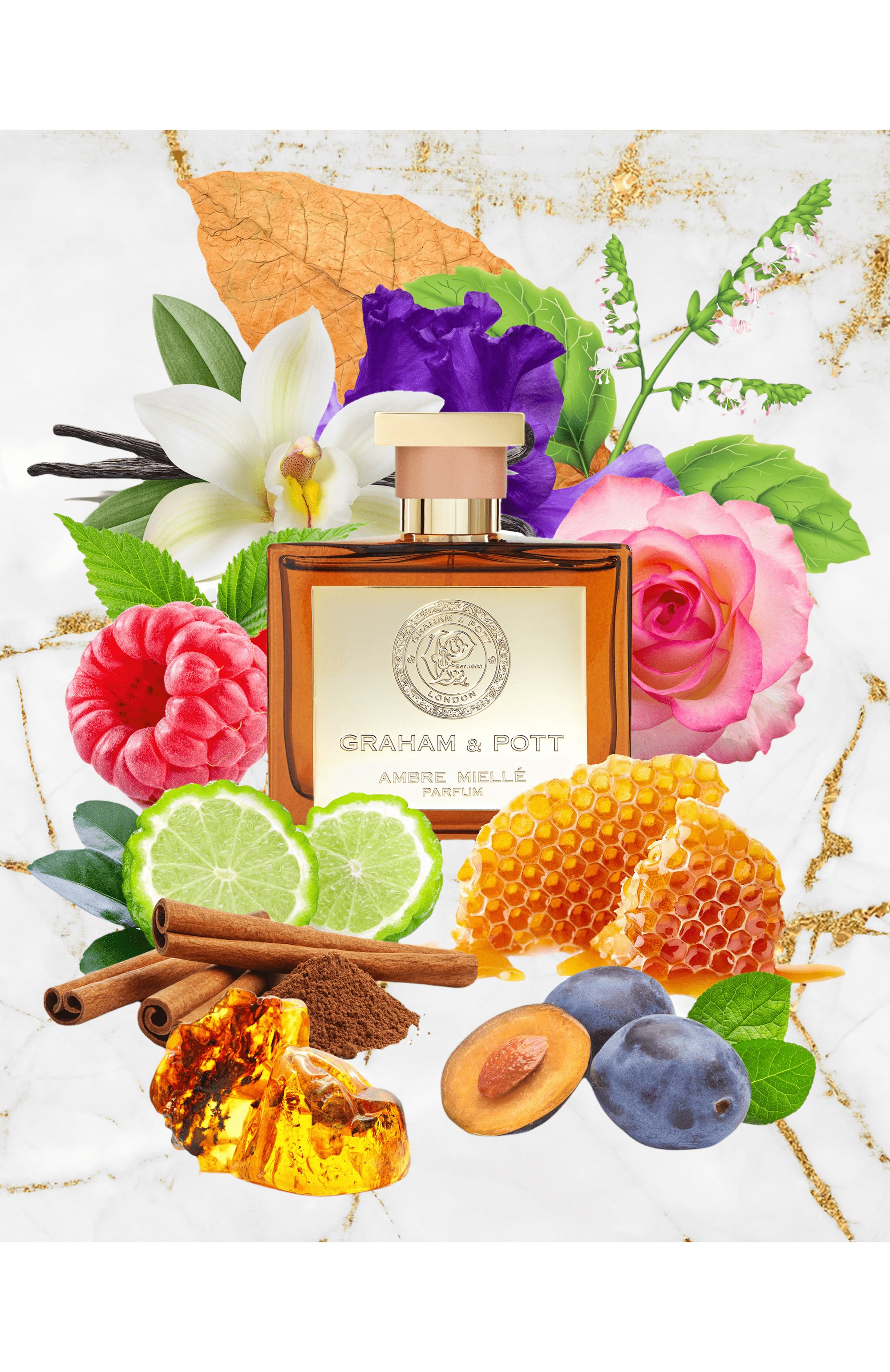 Духи ambre mielle (100ml) GRAHAM AND POTT, арт. 5060729120266, фото 5