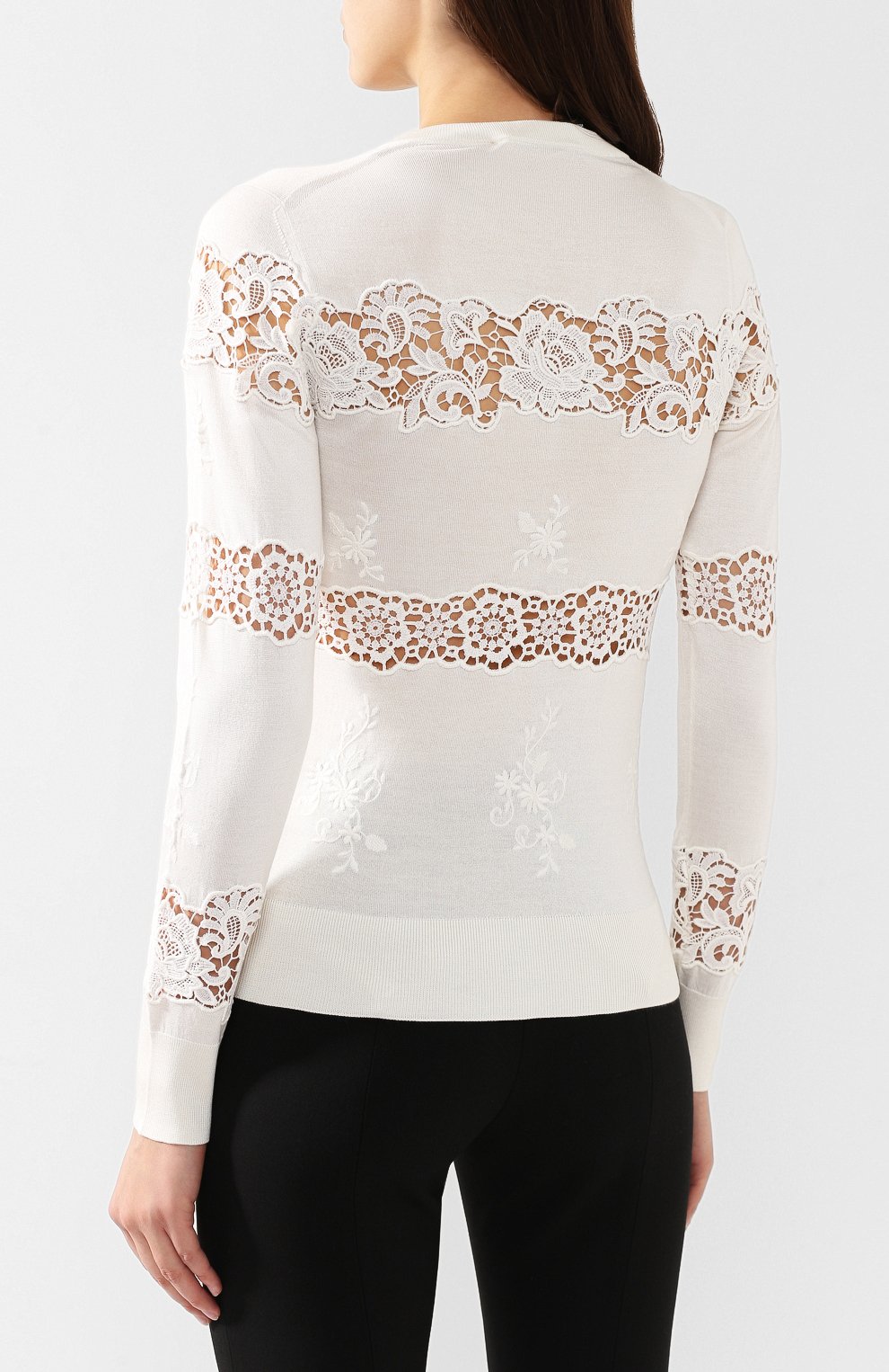 Кардиган из смеси шелка и хлопка DOLCE & GABBANA, арт. FX359T/JASFF, фото 4