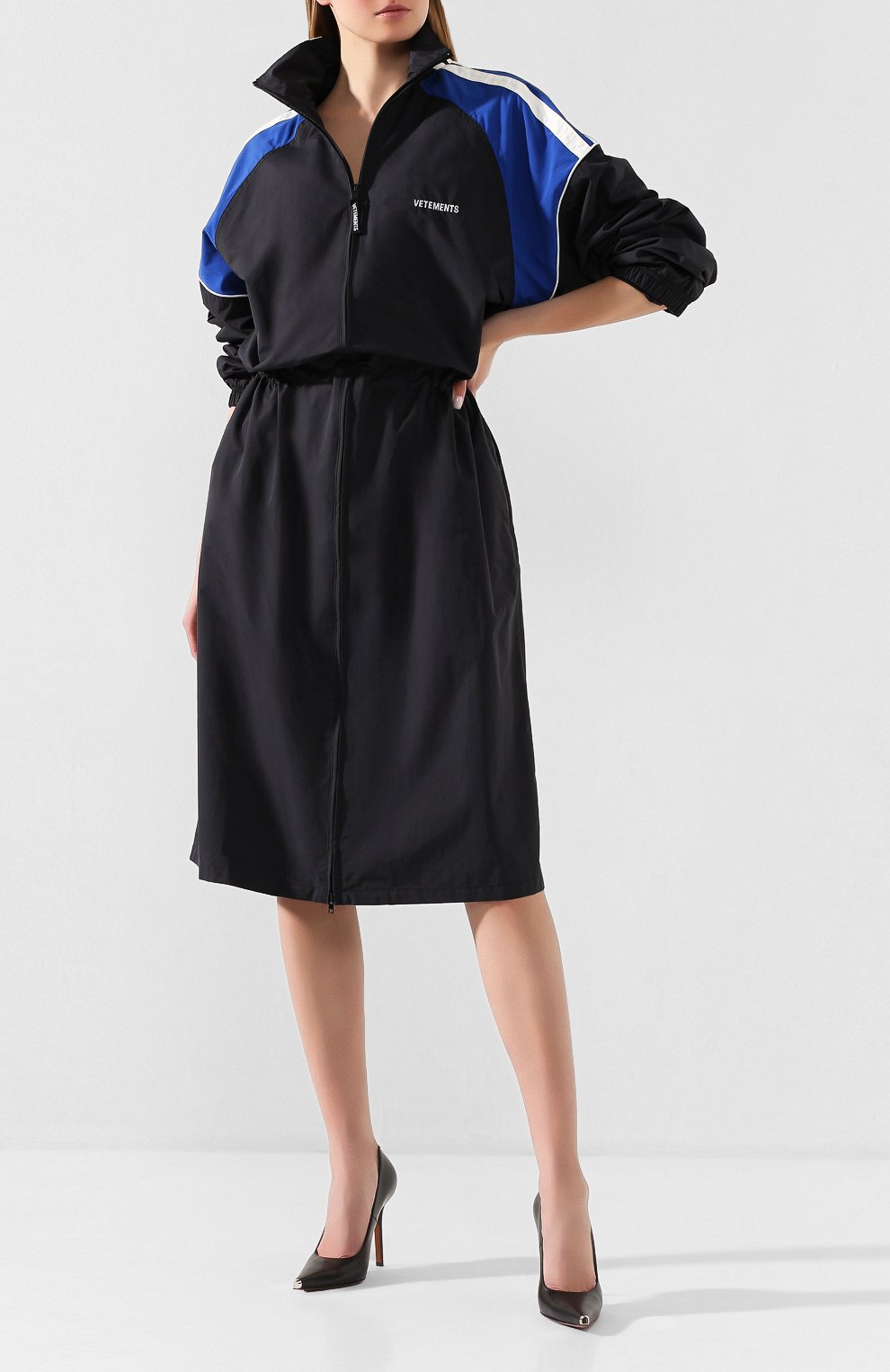 Плащ VETEMENTS, арт. SS20DR261 1306/W/BLUE/BLACK, фото 2