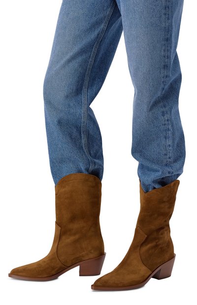 Замшевые казаки waylon 45 GIANVITO ROSSI, арт. G72999.45CU0.CASTEXA, фото 3