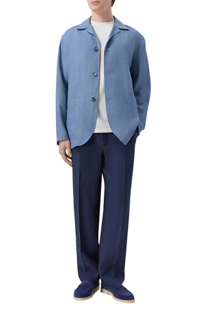 Льняные брюки BRIONI, арт. RP2Z0L/PB114, фото 2