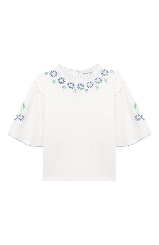 

Хлопковый топ Stella McCartney, Белый