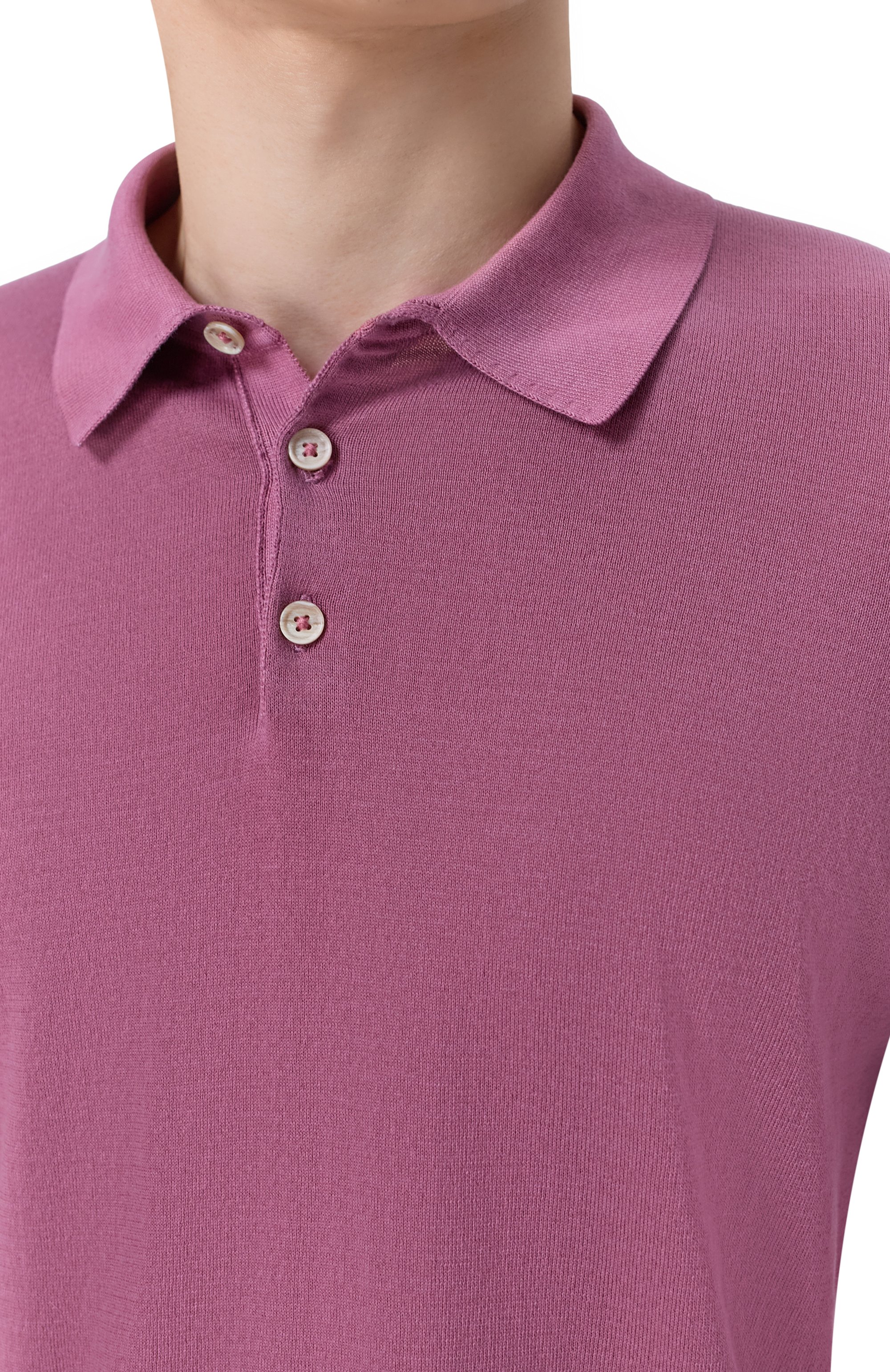 Хлопковое поло ANDREA CAMPAGNA, арт. M5426-8052, фото 5