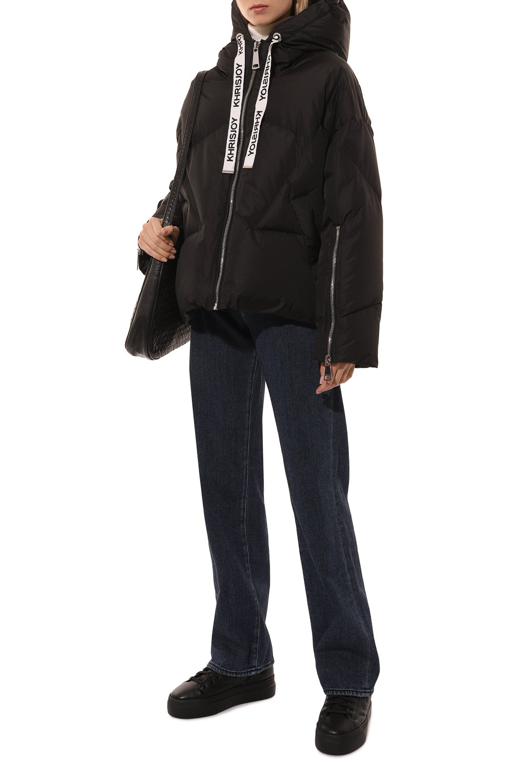 Пуховик KHRISJOY черного цвета по цене 187500 руб., арт. KWF24R0601/PS0001, фото 2 Пуховик KHRISJOY, арт. KWF24R0601/PS0001, фото 2