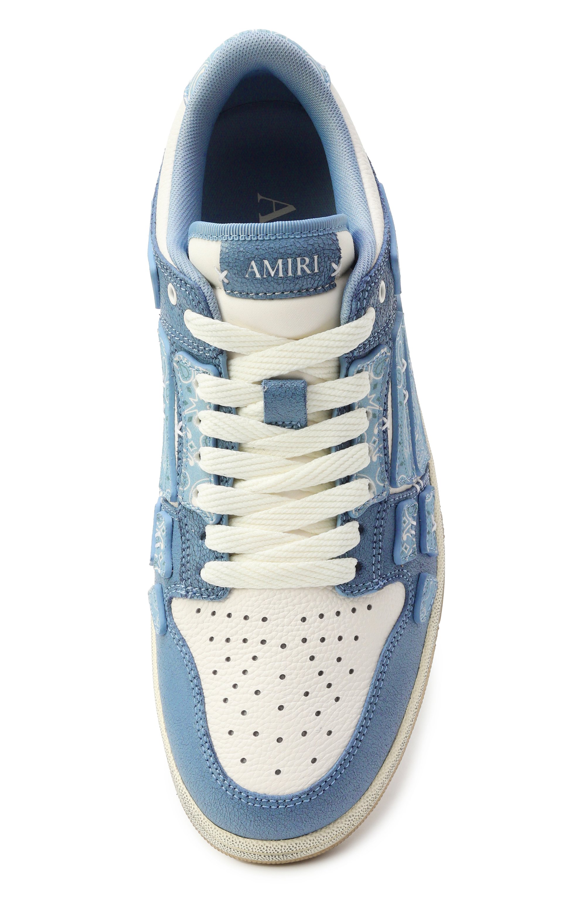 Кожаные кеды skel-top AMIRI, арт. AMF0SR1140, фото 6