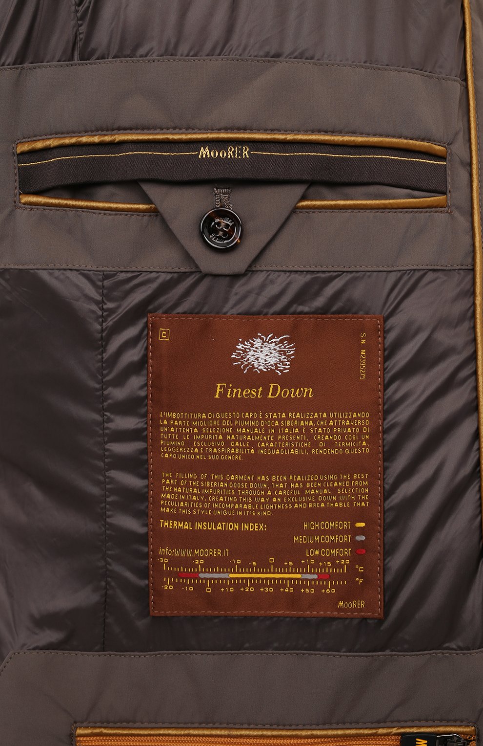 Пуховик zarbo-stp MOORER, арт. 0BRA-STP, фото 6