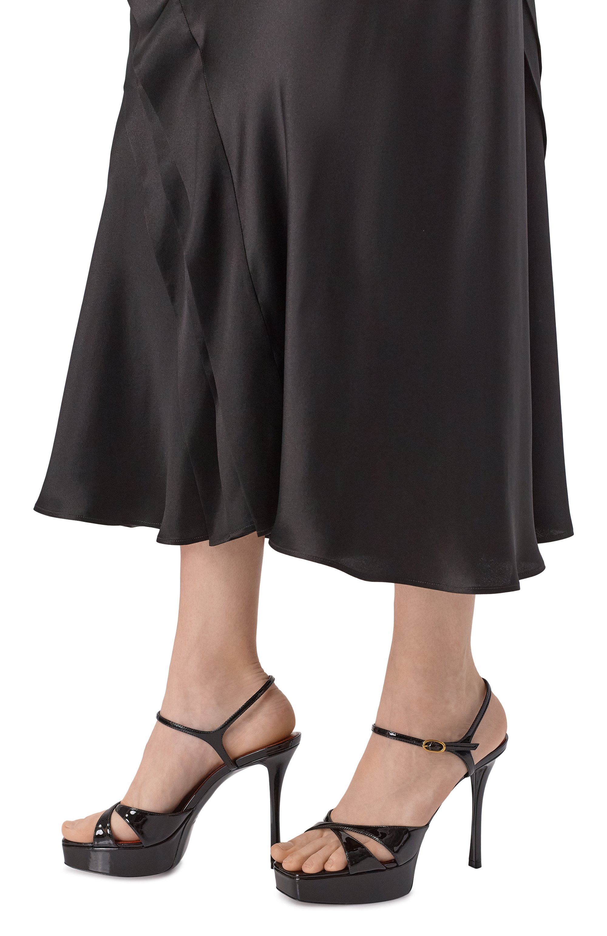 Лакированные босоножки debbie 110 SAINT LAURENT, арт. 820579/1TV00, фото 2