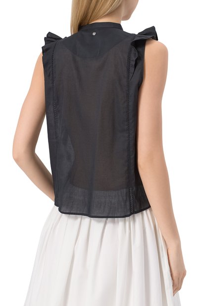 Хлопковый топ BOSS ORANGE, арт. 50540421, фото 4