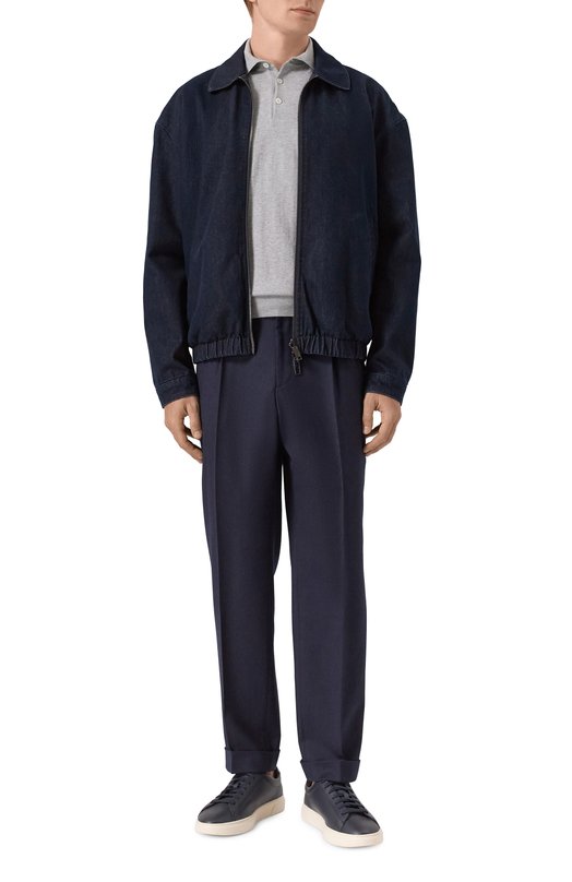 Двусторонний бомбер 7 For All Mankind 7T4J0F41-1W3 Синий  7T4J0F41-1W3 Фото 2