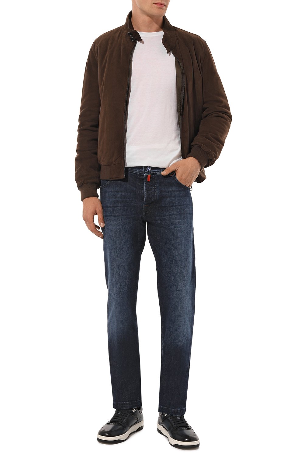 Джинсы KITON темно-синего цвета по цене 98550 руб., арт. UPNJSK0116F03, фото 2 Джинсы KITON, арт. UPNJSK0116F03, фото 2