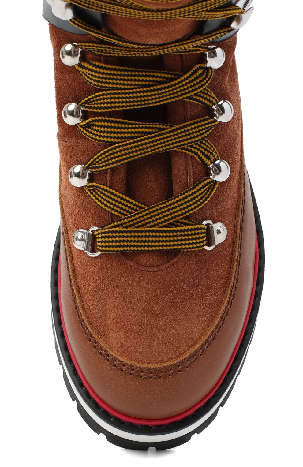 Кожаные ботинки DSQUARED2 коричневого цвета по цене 43350 руб., арт. 65198/RUNNER/36-41, фото 4 Кожаные ботинки DSQUARED2, арт. 65198/RUNNER/36-41, фото 4