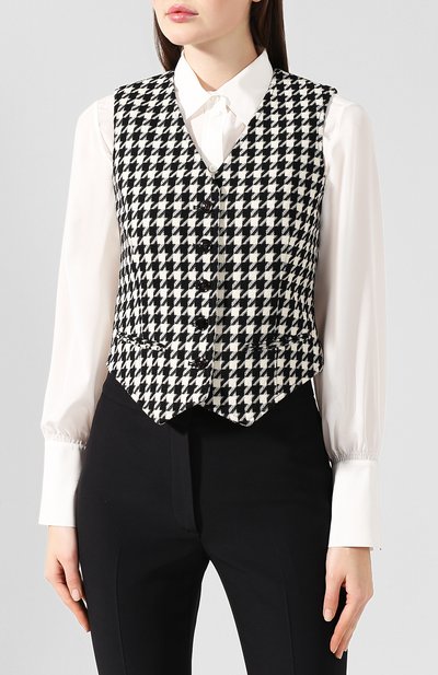 Жилет из смеси шерсти и хлопка GUCCI, арт. 582516/ZACKI, фото 3