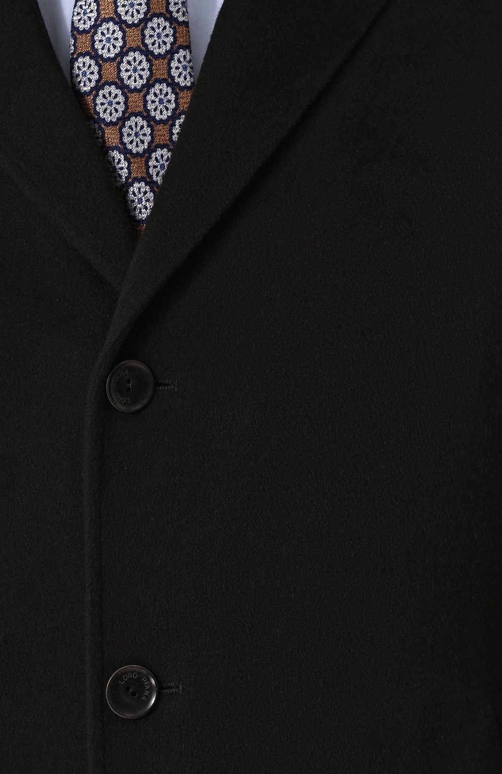 Однобортное пальто из шерсти викуньи с меховой подкладкой LORO PIANA, арт. FAG4531, фото 5