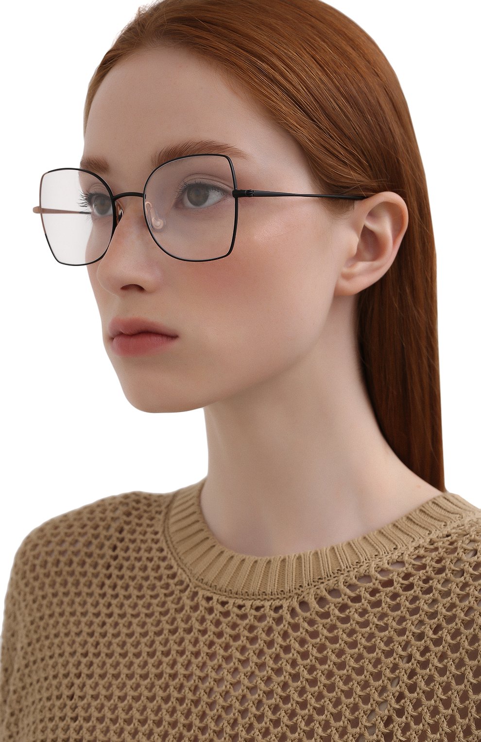 Оправа CAROLINE ABRAM черного цвета по цене 28700 руб., арт. VAEA 545B, фото 2 Оправа CAROLINE ABRAM, арт. VAEA 545B, фото 2