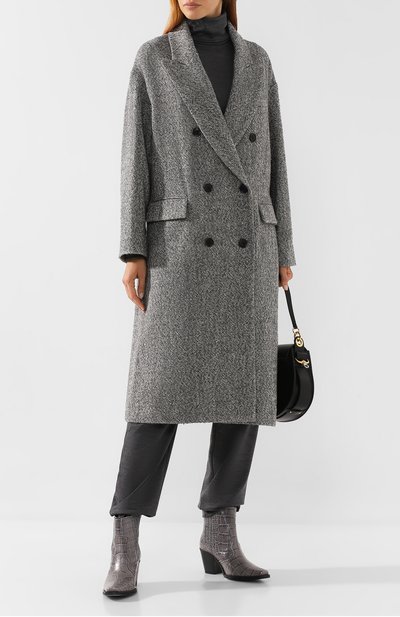 Двубортное пальто ISABEL MARANT ETOILE, арт. MA0236-19A012E/HABRA, фото 2