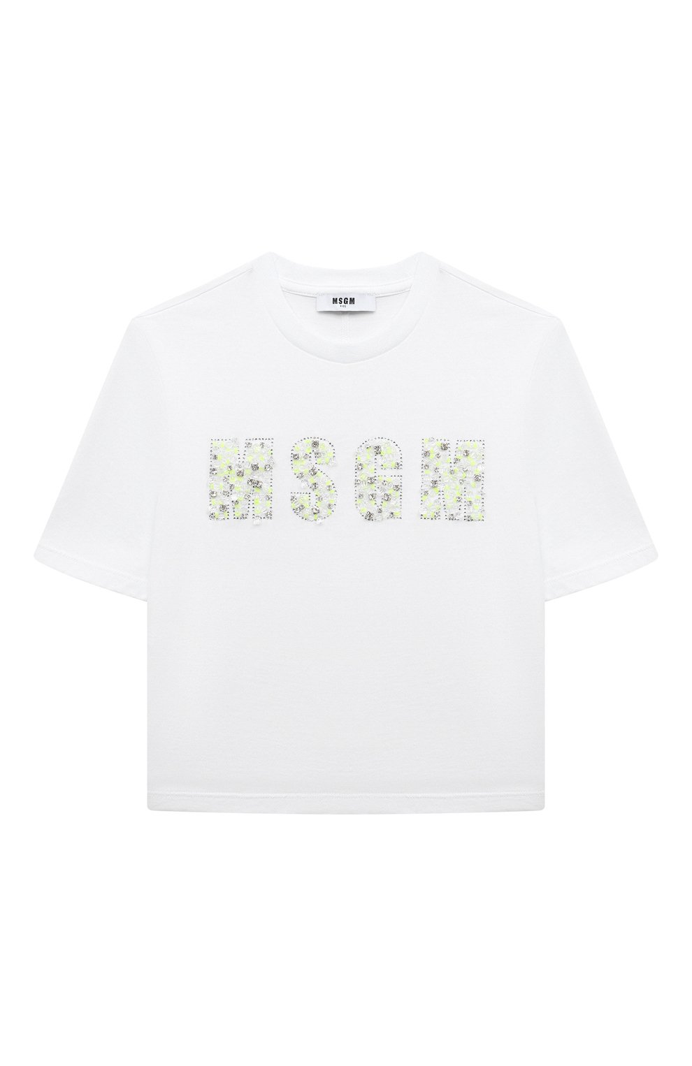 Хлопковая футболка MSGM KIDS, арт. S4MSJGTH122, фото 1