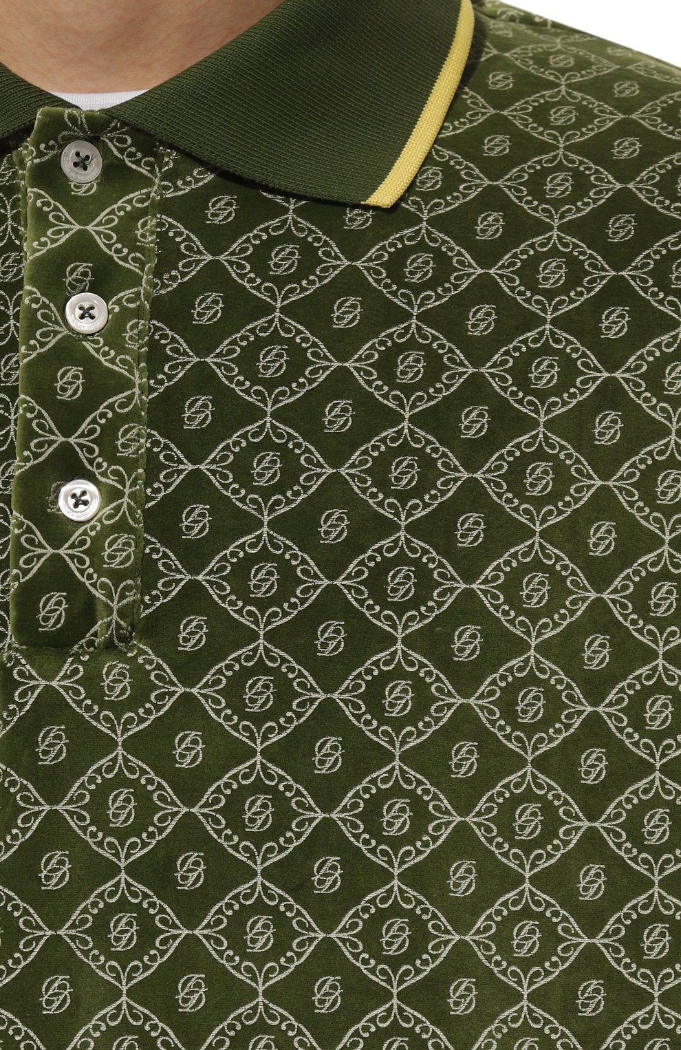 Хлопковое поло DROLE DE MONSIEUR, арт. D-PL121-C0091-GN, фото 5