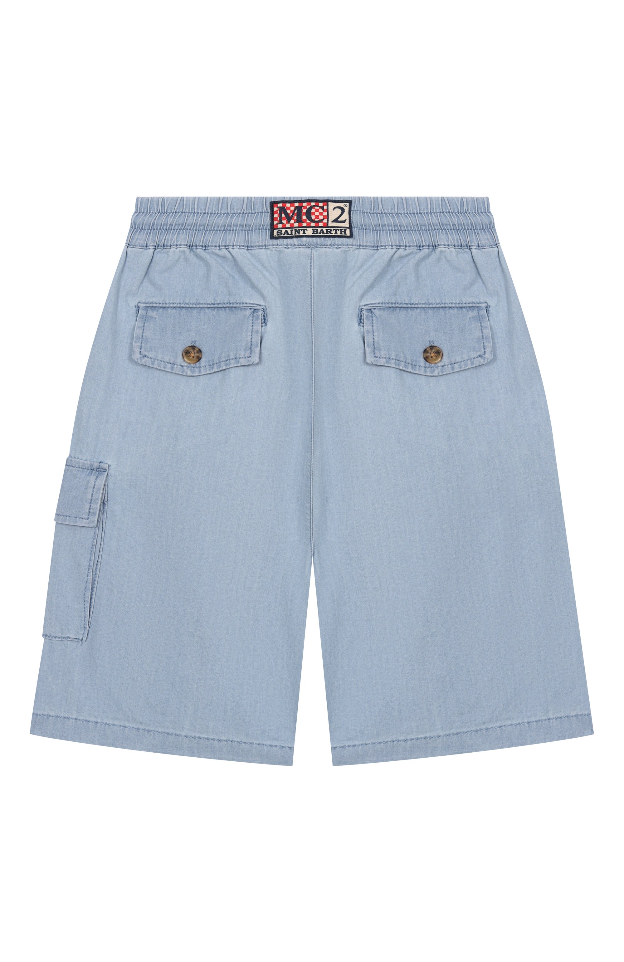 Джинсовые шорты-карго MC2 SAINT BARTH, арт. STBK MARSEILLE JR/00317H, фото 2