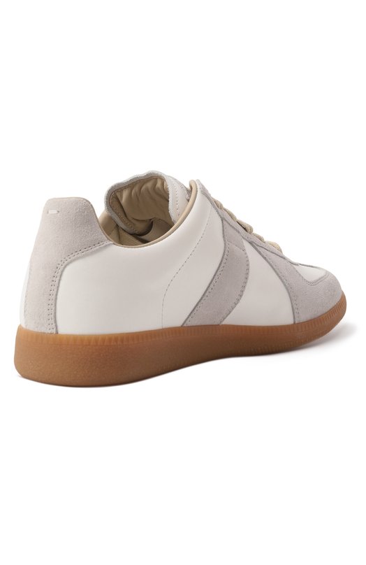 Кожаные кеды Replica Maison Margiela S58WS0109/P1895 Серый  S58WS0109/P1895 Фото 5