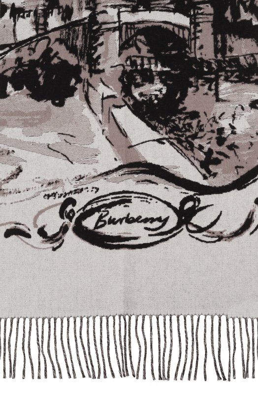 Кашемировый шарф Burberry 8110148 Бежевый  8110148 Фото 5