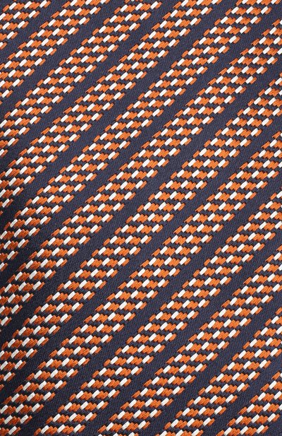 Шелковый галстук ZEGNA оранжевого цвета по цене 18350 руб., арт. Z3E47/1XW, фото 3 Шелковый галстук ZEGNA, арт. Z3E47/1XW, фото 3