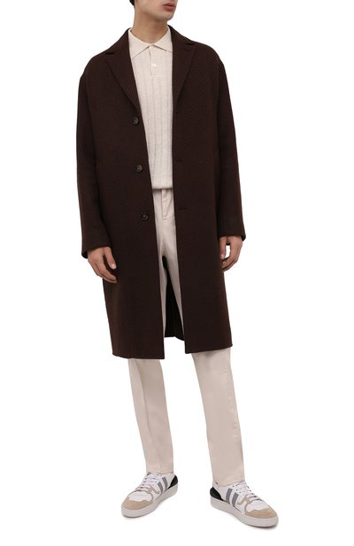 Поло изо льна и хлопка BRUNELLO CUCINELLI, арт. M2L703305, фото 2