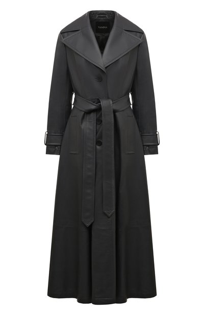 Женский кожаный плащ YANINA, арт. T-2719