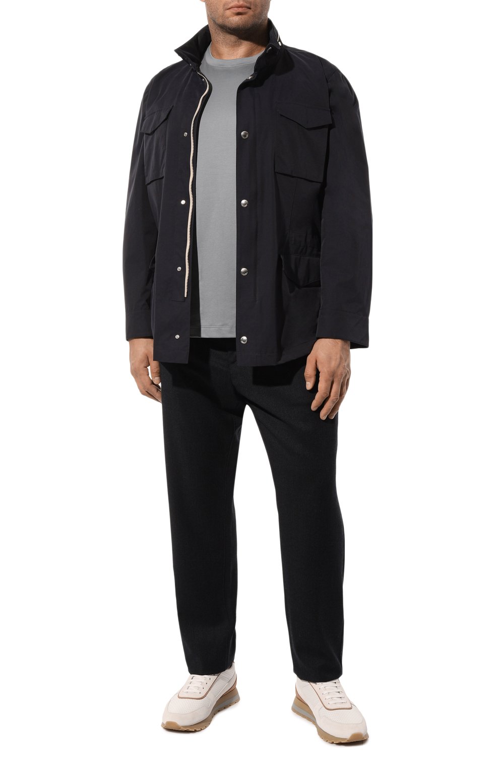 Куртка BRUNELLO CUCINELLI темно-синего цвета по цене 365500 руб., арт. MY4196883, фото 2 Куртка BRUNELLO CUCINELLI, арт. MY4196883, фото 2