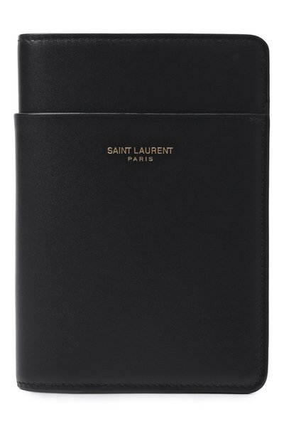 Мужской кожаная обложка для паспорта SAINT LAURENT, арт. 863271/AAGD0