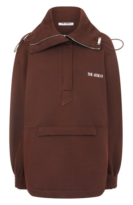 Женский хлопковый свитшот-анорак THE ATTICO, арт. 251WCB00091/JJF007AA