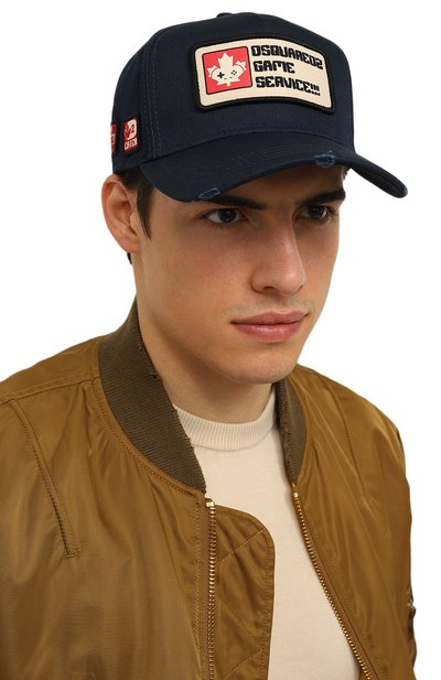 Хлопковая бейсболка DSQUARED2, арт. BCM0707/05C00001, фото 2