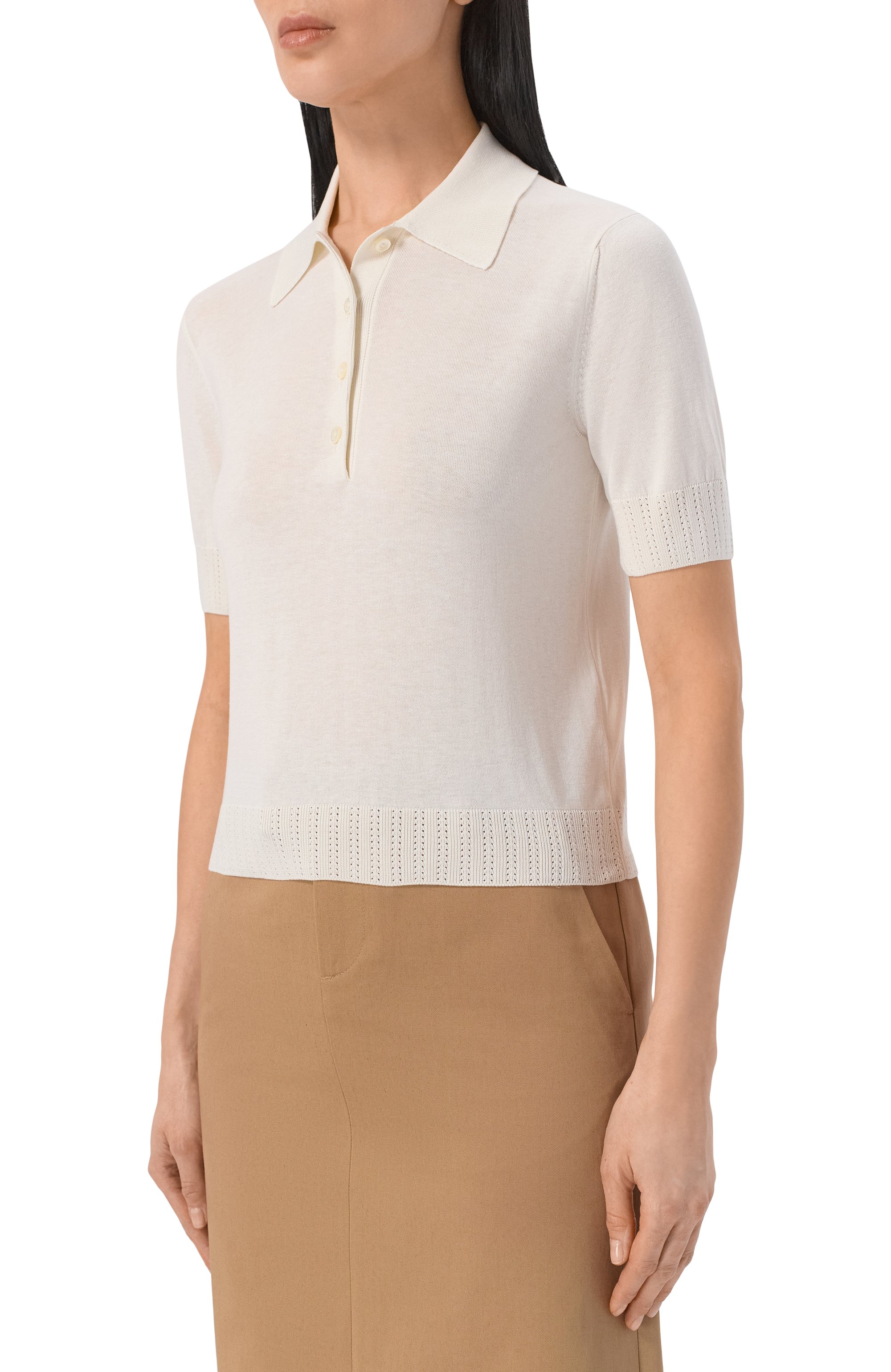 Шелковое поло GRAN SASSO, арт. 43254/23550, фото 3