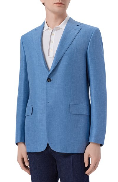 Пиджак из шерсти и шелка BRIONI, арт. RG0D0U/PDA50, фото 4