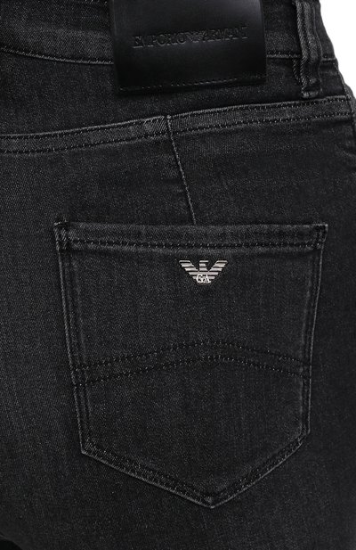 Джинсы EMPORIO ARMANI серого цвета по цене 23150 руб., арт. 6K2J64/2DI7Z, фото 5 Джинсы EMPORIO ARMANI, арт. 6K2J64/2DI7Z, фото 5