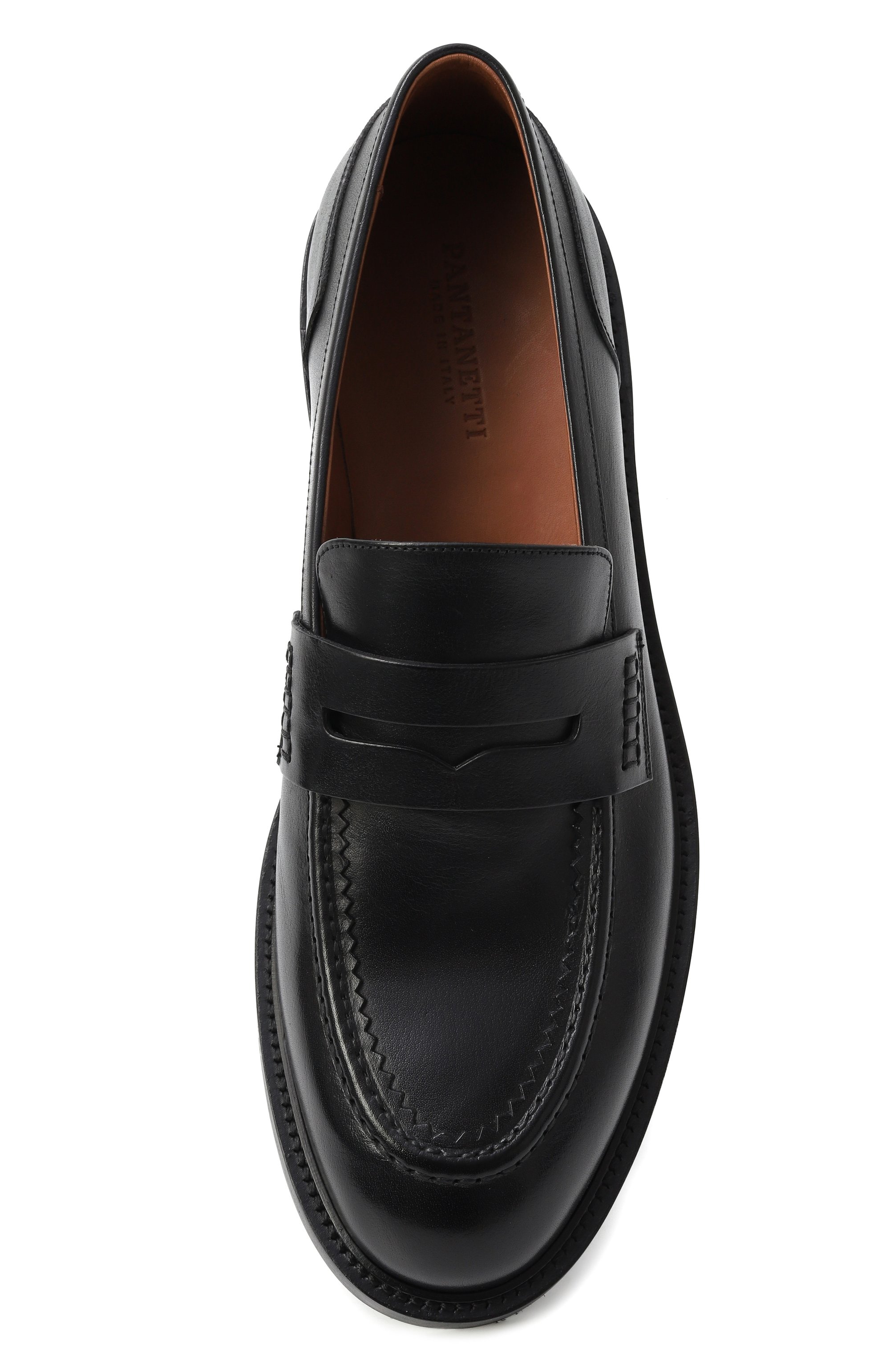 Кожаные пенни-лоферы PANTANETTI, арт. 19081E/WIDEN, фото 6