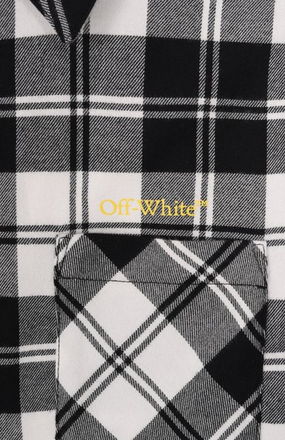 Хлопковая рубашка OFF-WHITE, арт. 0BGA001F25FAB001/4-12, фото 3