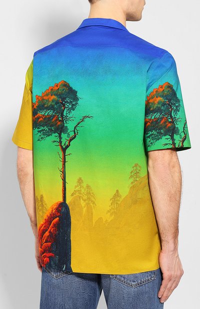 Хлопковая рубашка VALENTINO, арт. TV0AA77165S, фото 4